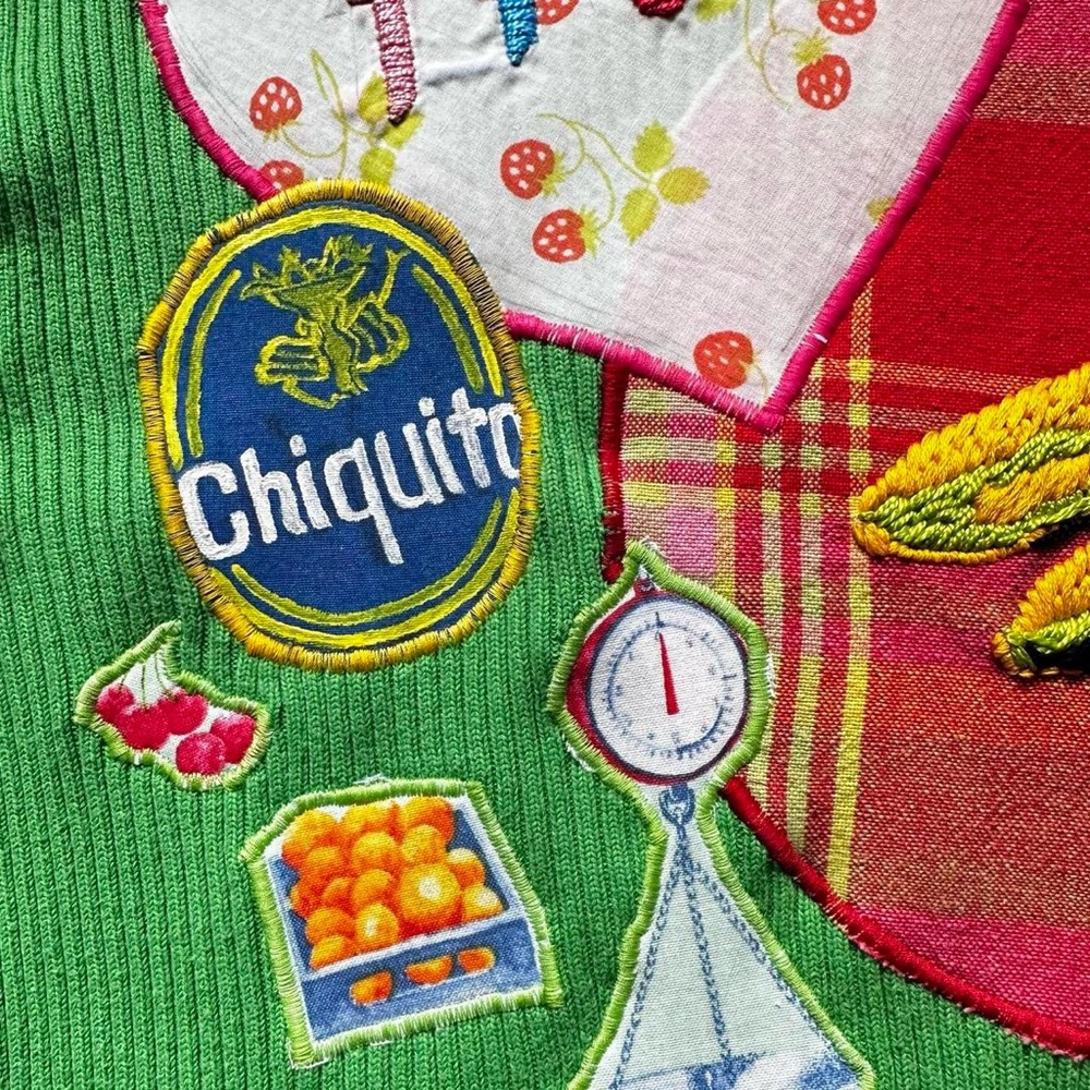 Colorful Fresh Fruit Reworked Top - Picture 7 of 7